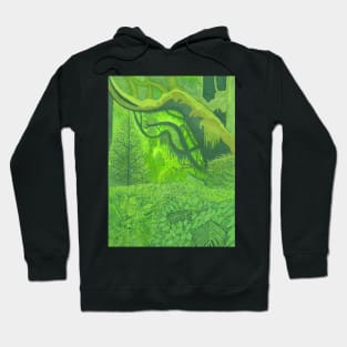 Forest Jungle Green Summer Hoodie